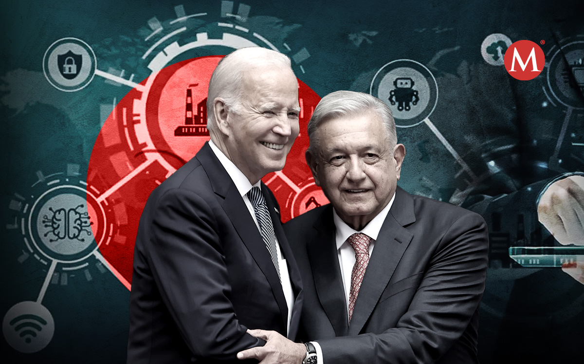 El presidente López Obrador y su homólogo estadunidense Joe Biden. │ Especial