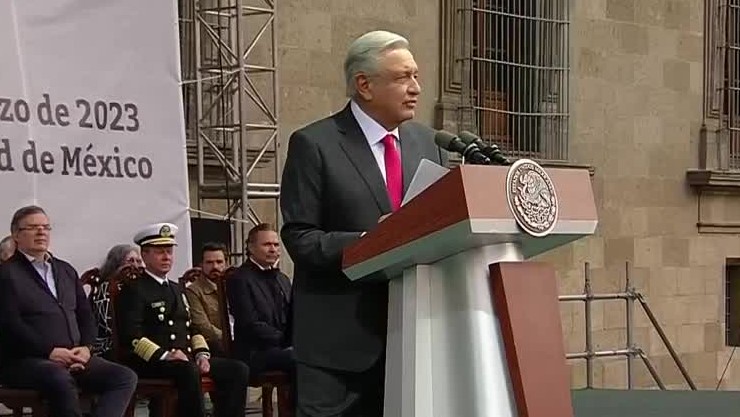El Presidente de la República dio un mensaje por el aniversario 85 de la Expropiación Petrolera