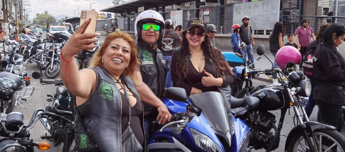Participante de la rodada en Nezahualcóyotl (Facebook)
