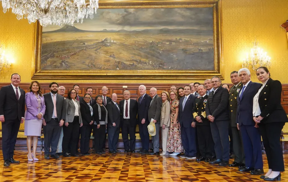 AMLO destaca respeto mutuo en reunión con legisladores de EU