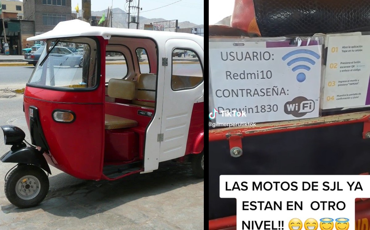 El chofer del mototaxi tiene un plus en su servicio | ESPECIAL