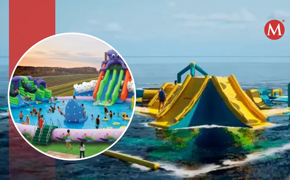 Instalarán parque acuático inflable en playa de Tamaulipas