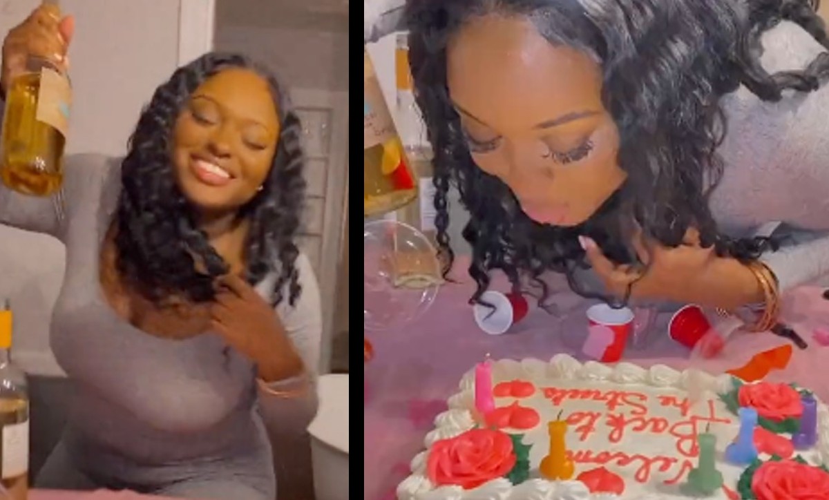 Mujer compra pastel e hizo fiesta para celebrar fin de relación tóxica | ESPECIAL