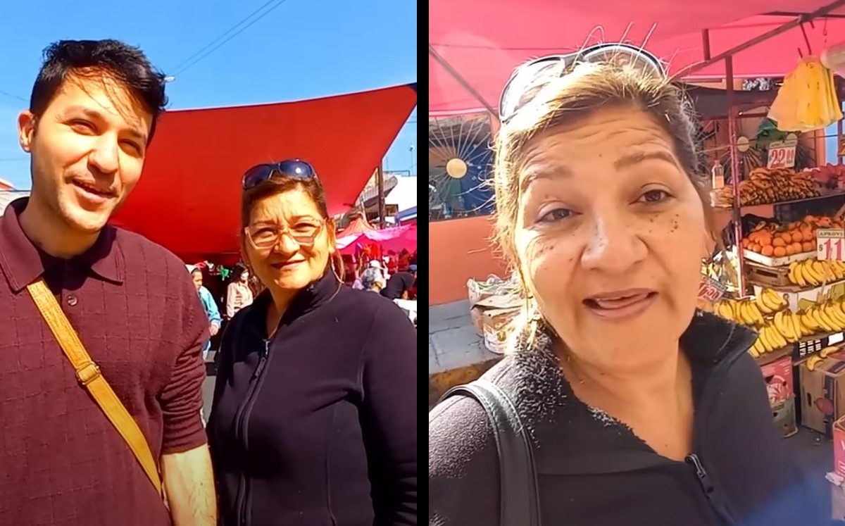 Cubana se sorprende al conocer un tianguis mexicano | ESPECIAL