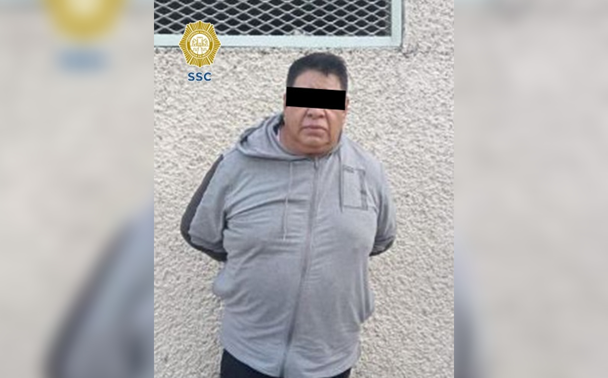 El hombre fue detenido tras ser señalado de asaltar a una persona.
