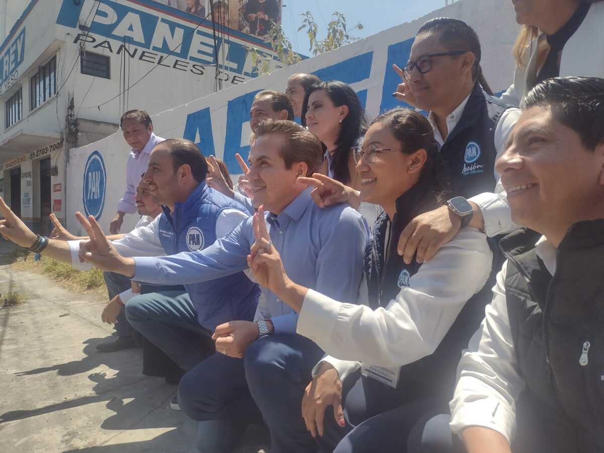 Marko Cortés en arranque de campaña del PAN (Claudia Hidalgo)