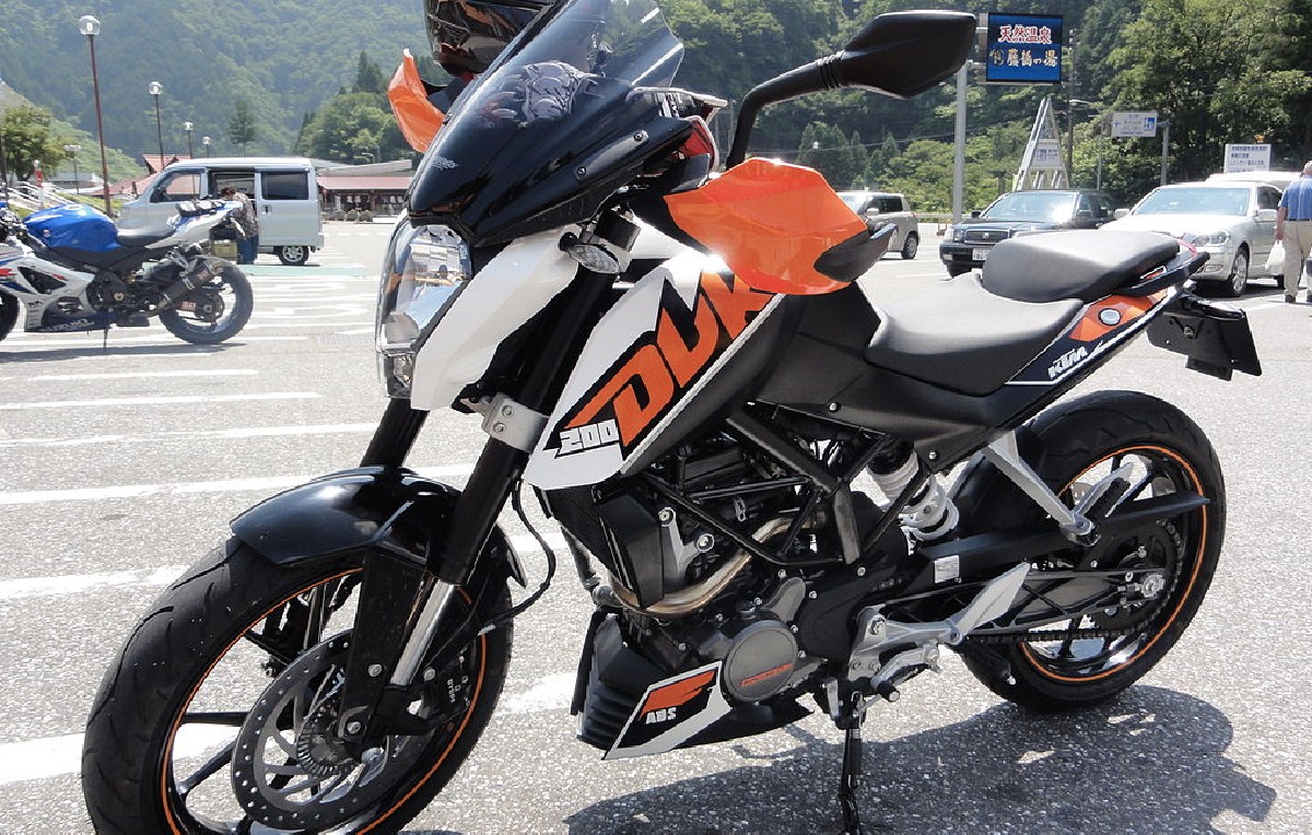 Motocicleta modelo KTM (Wiki)