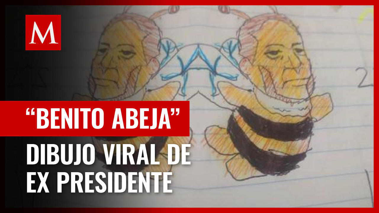 Niña dibuja a 'Benito abeja' para tarea en Torreón y se hace viral