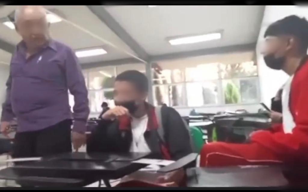 Profesor de CBTis en Actopan es separado del cargo tras presunta agresión a alumno. (Captura)