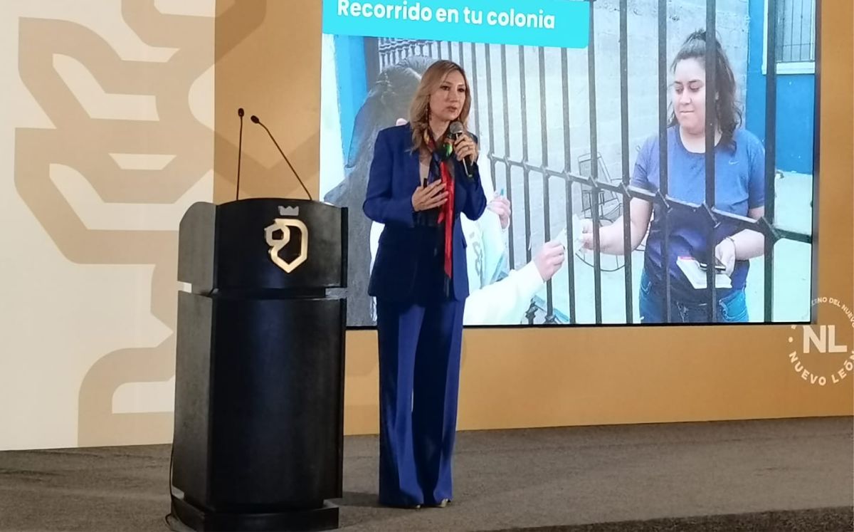 Alma Rosa Marroquín, secretaria de Salud de Nuevo León. Alexandra Amao