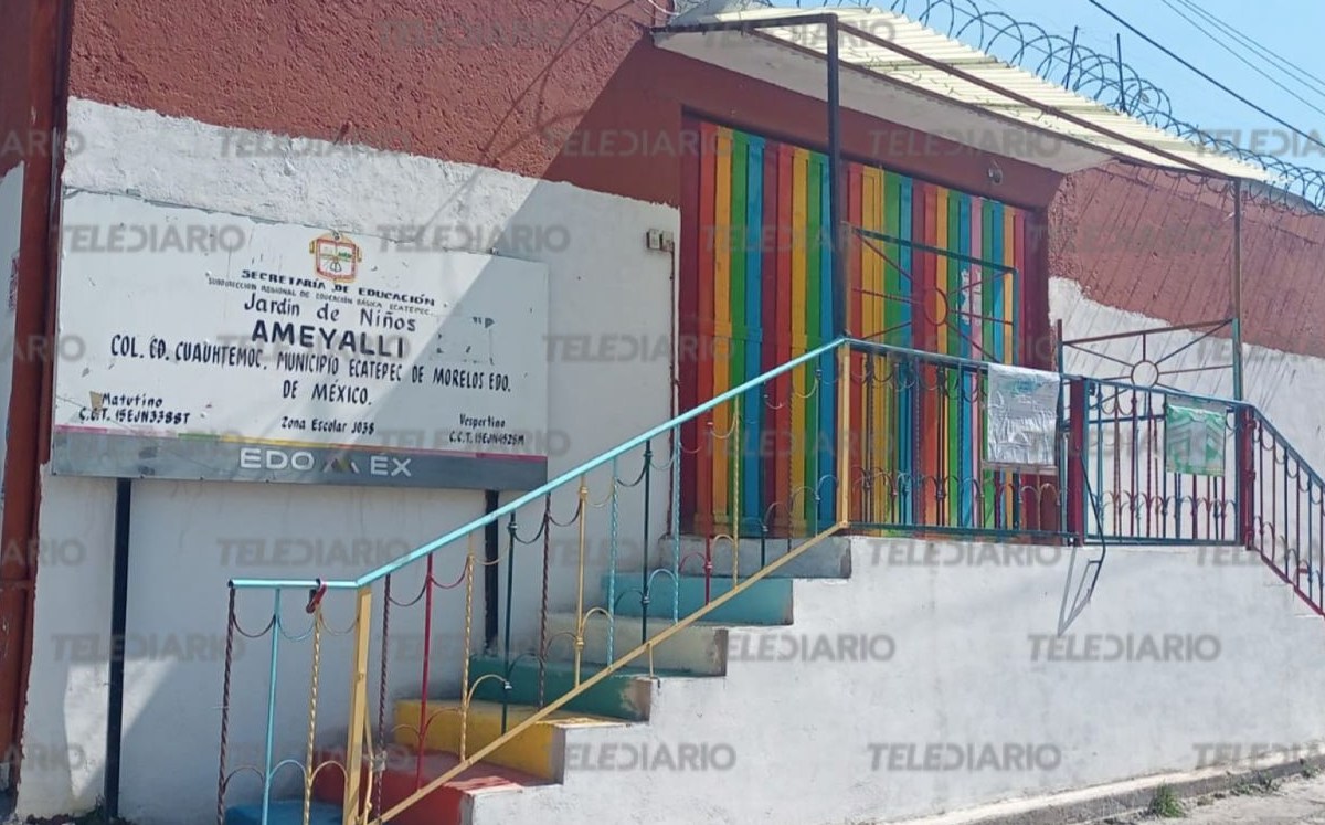 Colapsa loza en jardín de niños de Ecatepec; hay una persona lesionada. Osvaldo Müller