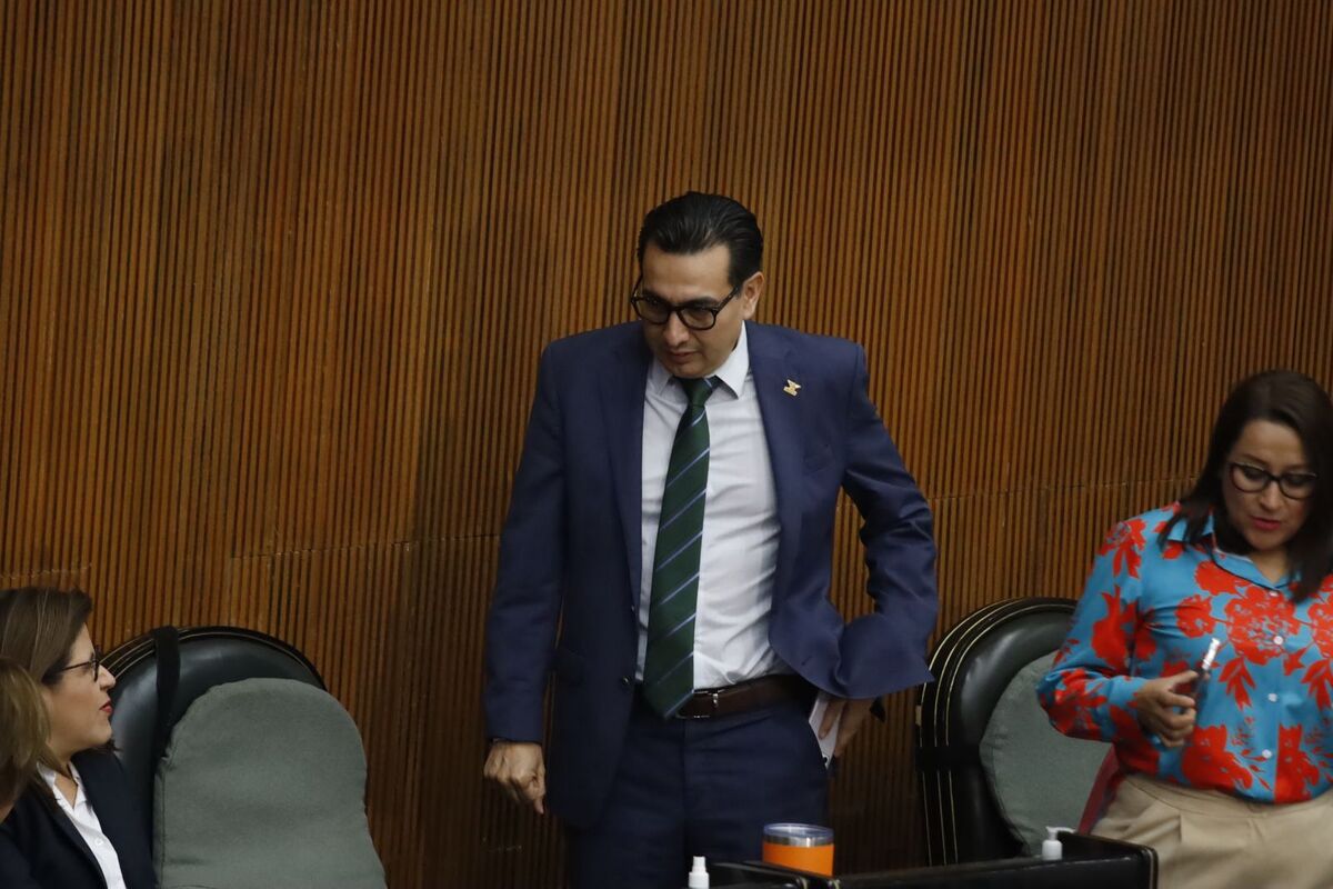 Eduardo Gaona, coordinador de los diputados de MC en Nuevo León. Foto: Jorge López