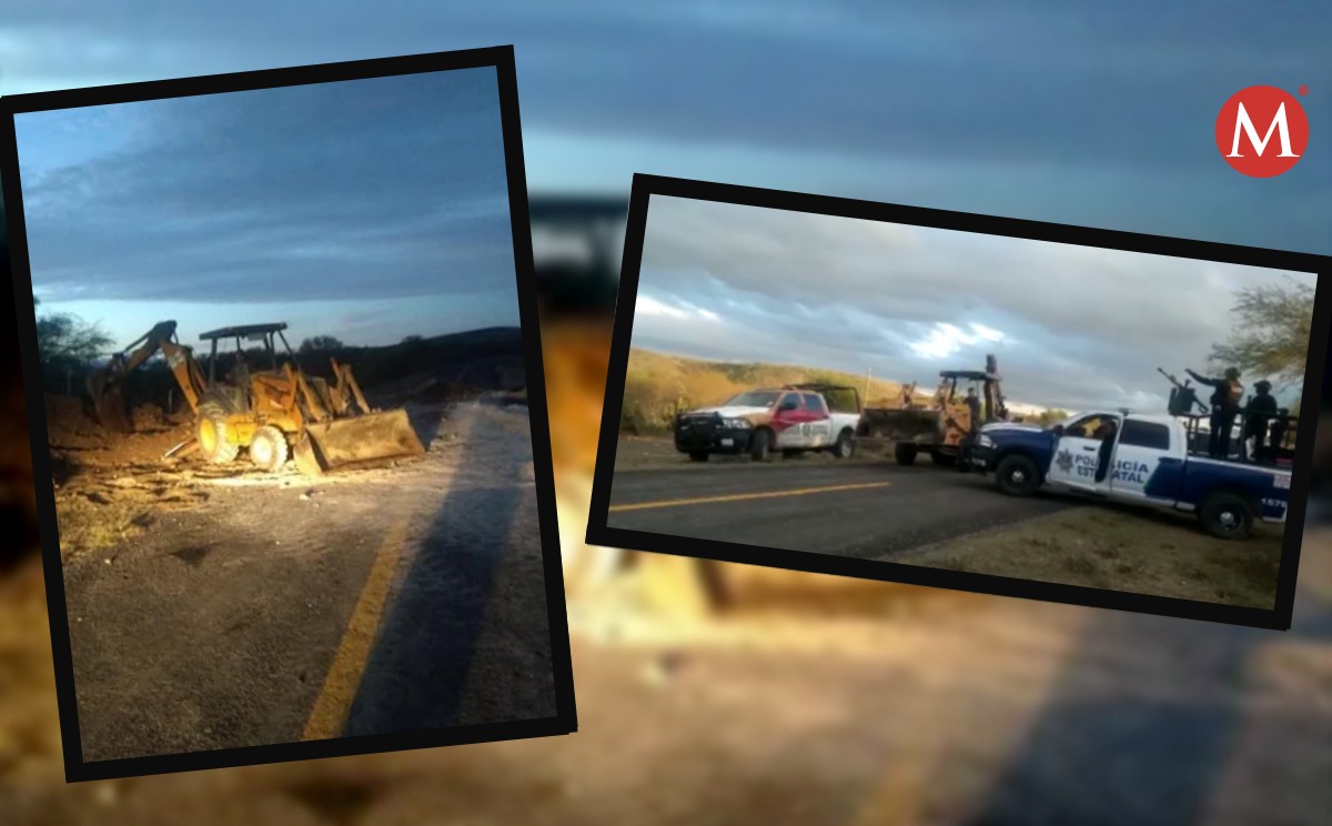 Con fuerte operativo de seguridad reparan carretera de Tamaulipas