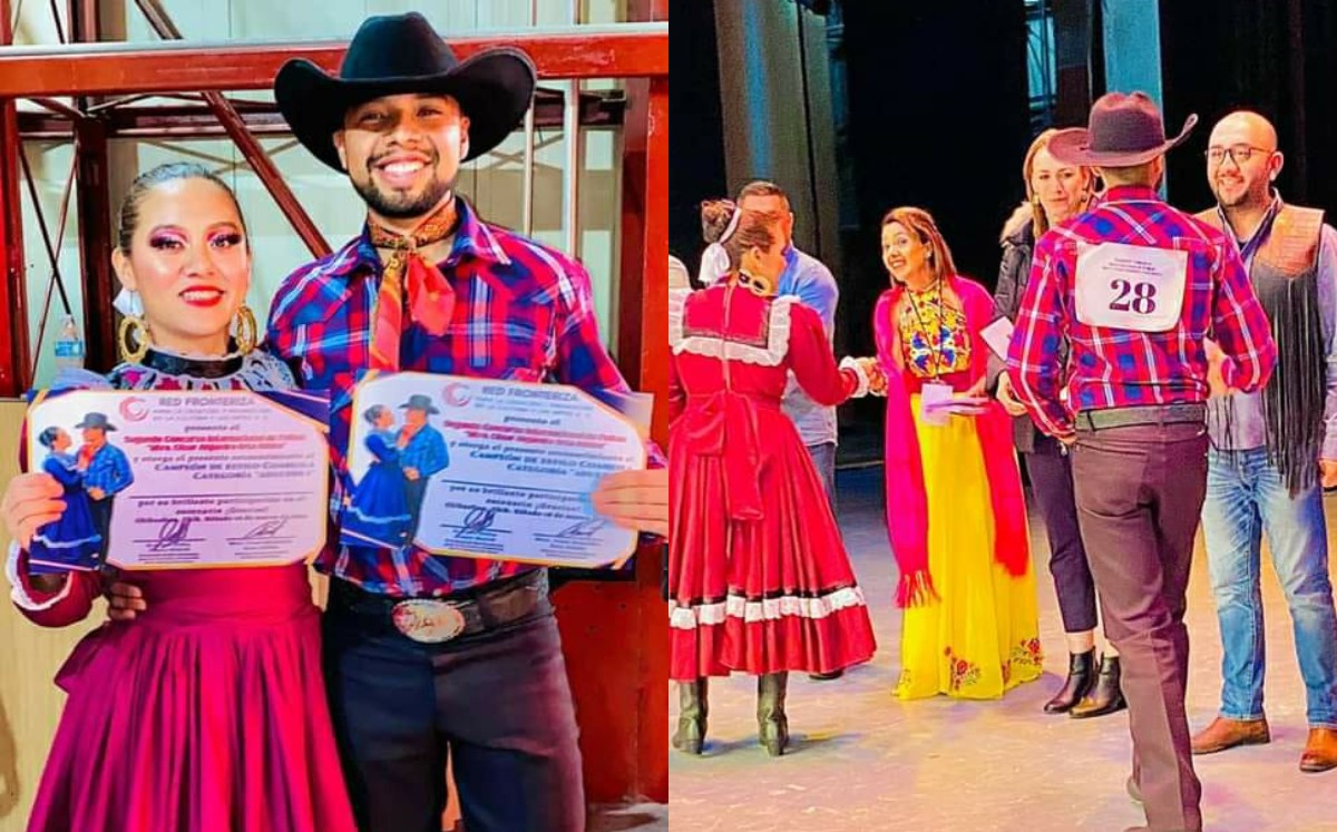 Laguneros ganan concurso de polka en Chihuahua. (Especial)
