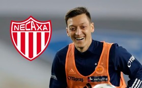 Necaxa agradece el aporte de Mesut Özil al futbol