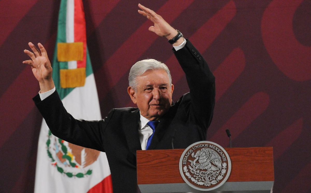 El Presidente en su conferencia mañanera de hoy en Palacio Nacional. | Cuartoscuro