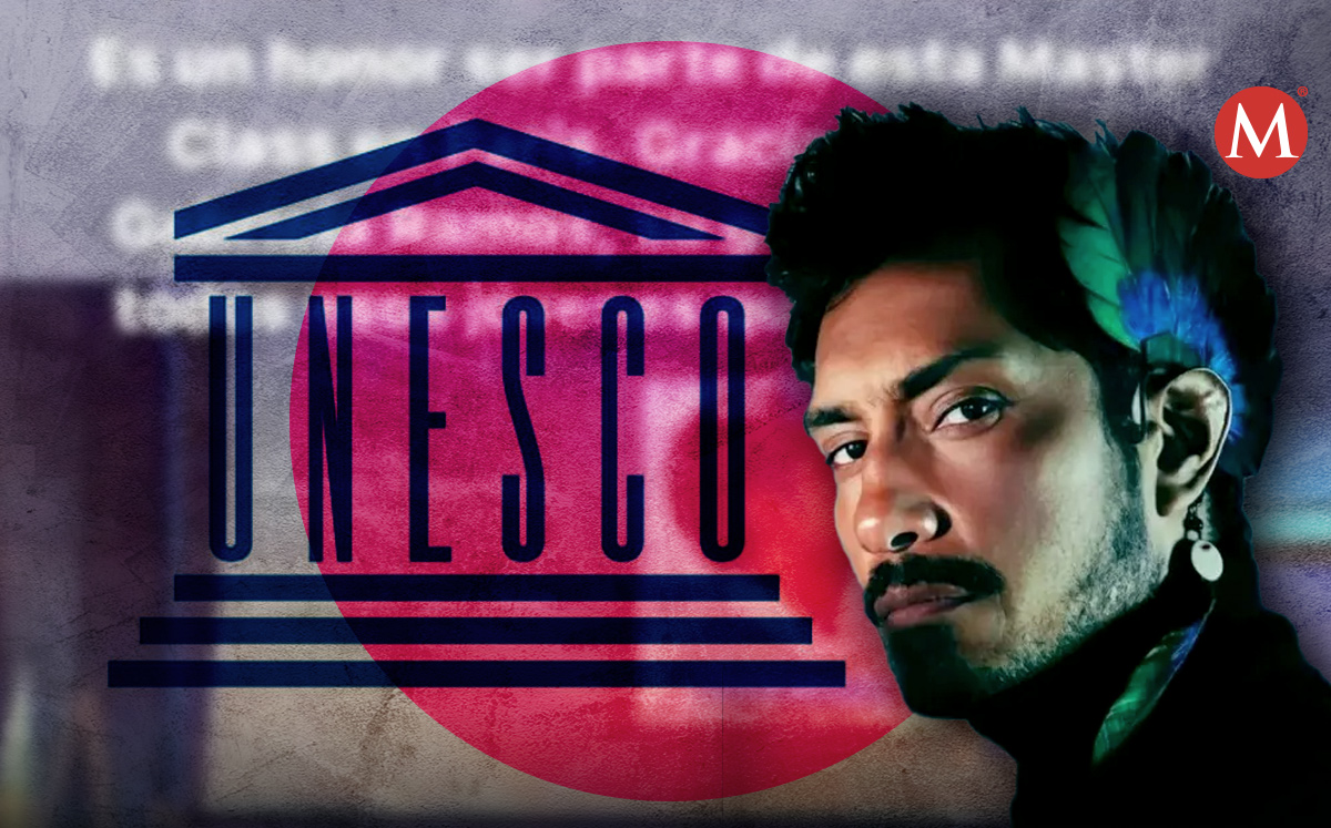 Tenoch Huerta participa en masterclass de Unesco. | ESPECIAL
