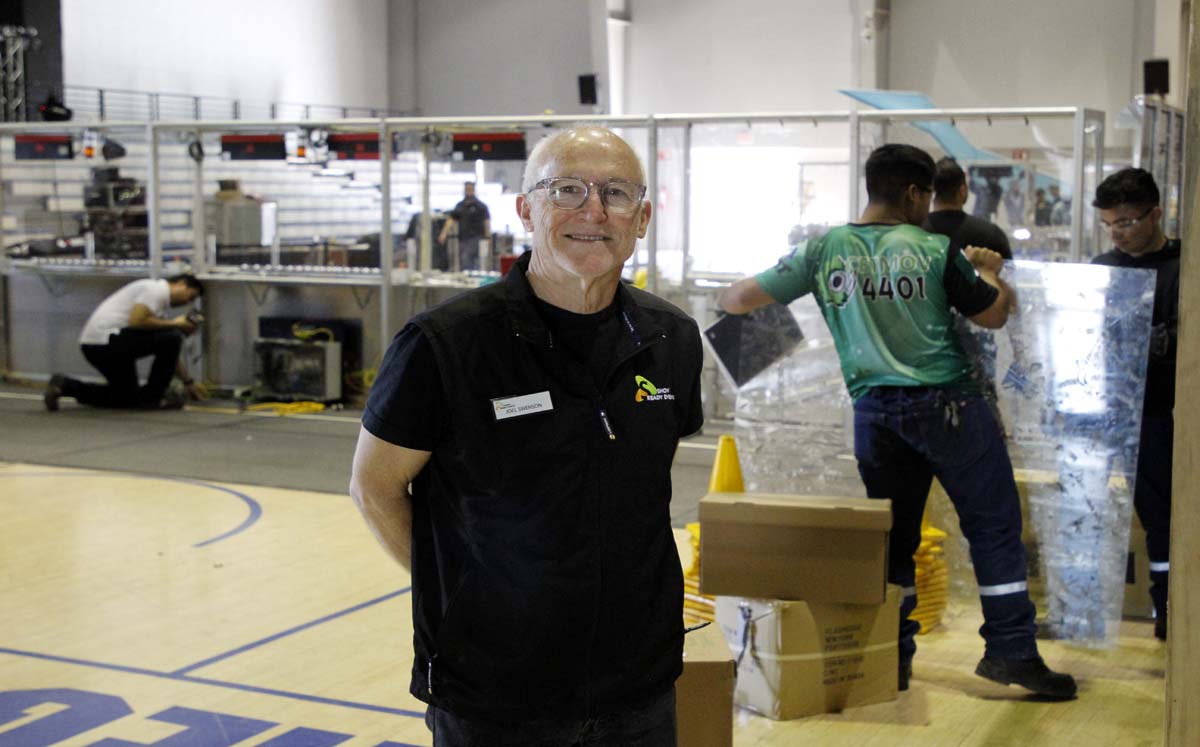 Joel Swenson, productor de First Robotics. (Manuel Guadarrama)