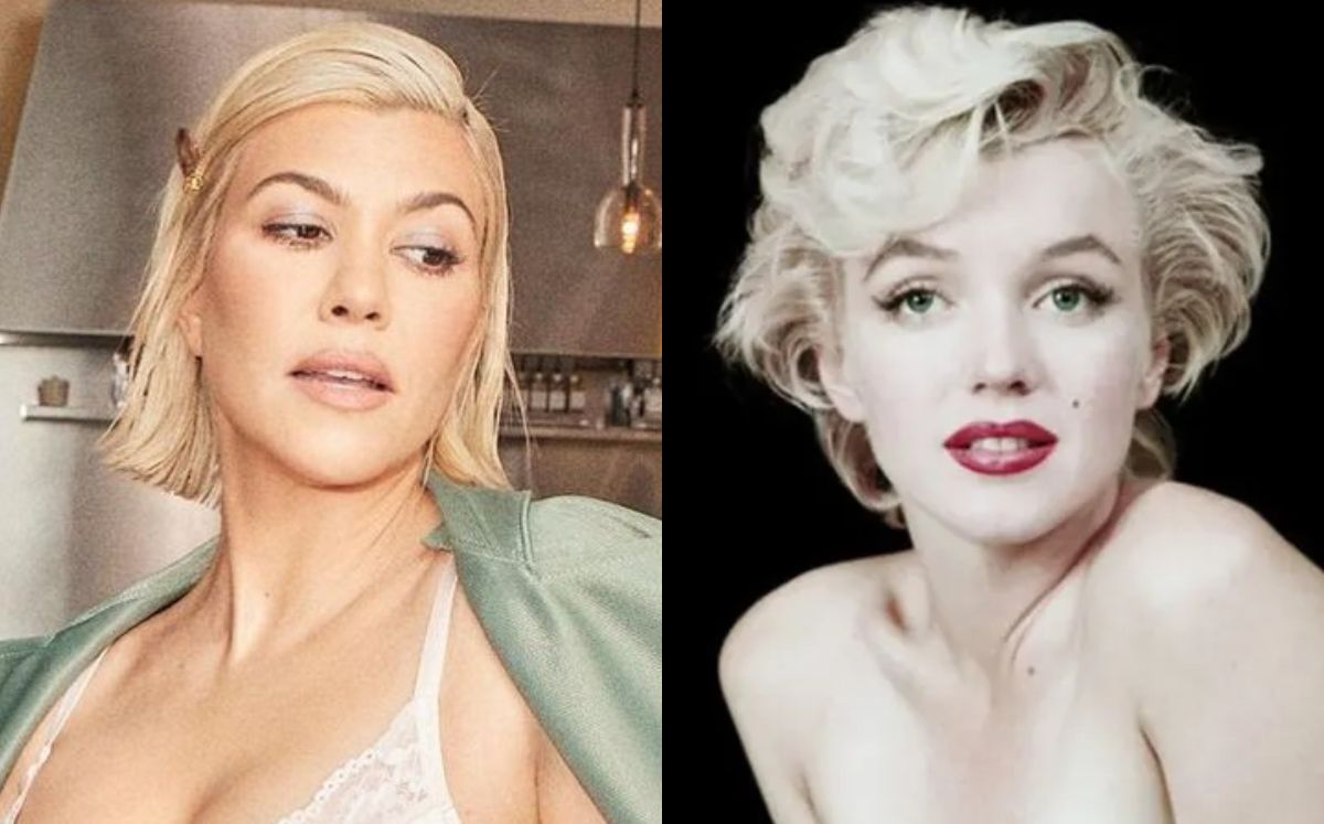 Kourtney Kardashian emula estilo de Marilyn Monroe (Especial).