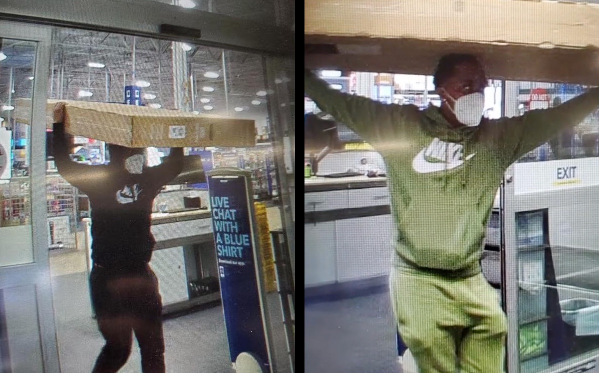 Un hombre seis televisores de la misma tienda departamental | ESPECIAL