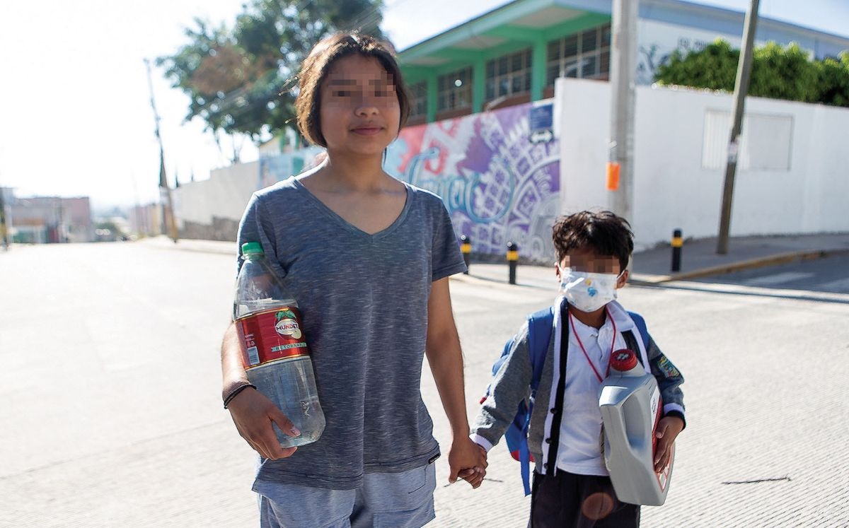 Medidas en escuela ante falta de agua | Andrés Lobato