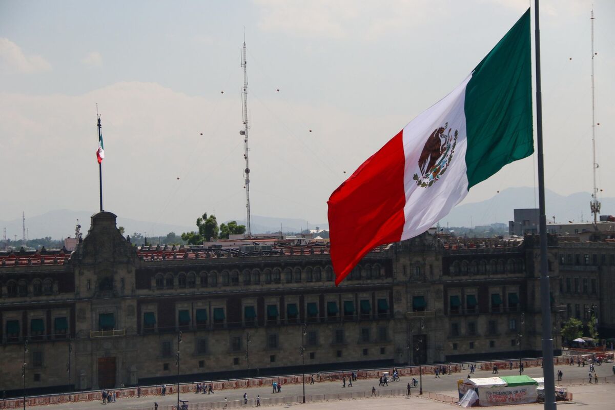 Zocalo de la Ciudad de México.