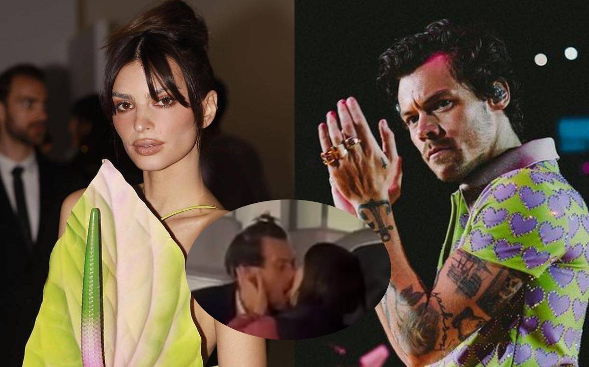Captan a Harry Styles besando a Emily Ratajkowski (Especial).