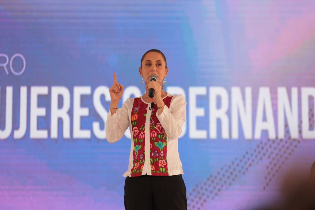 Claudia Sheinbaum en su visita a Jalisco. (Cortesía)