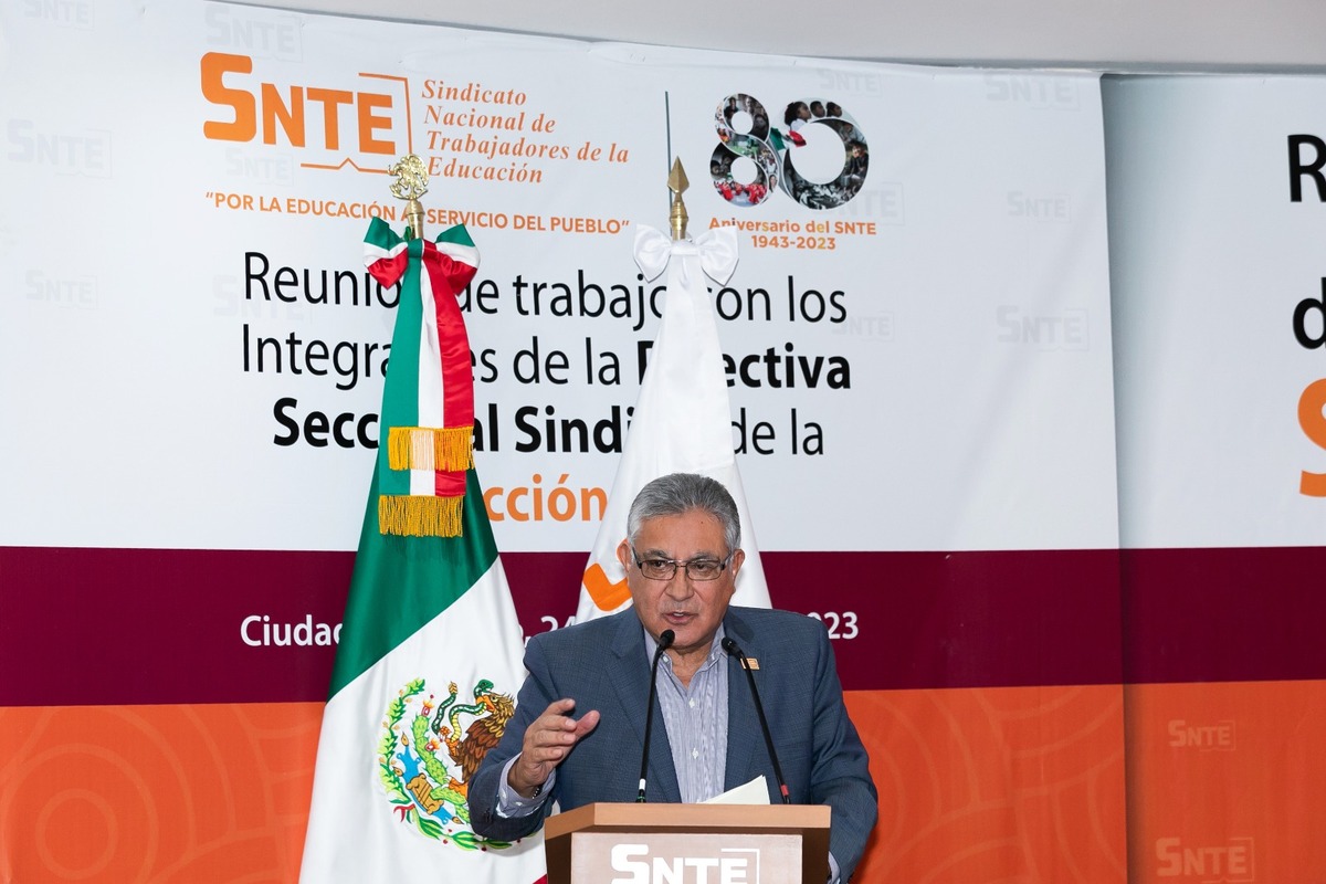 secretario general del SNTE, Alfonso Cepeda Salas | Especial