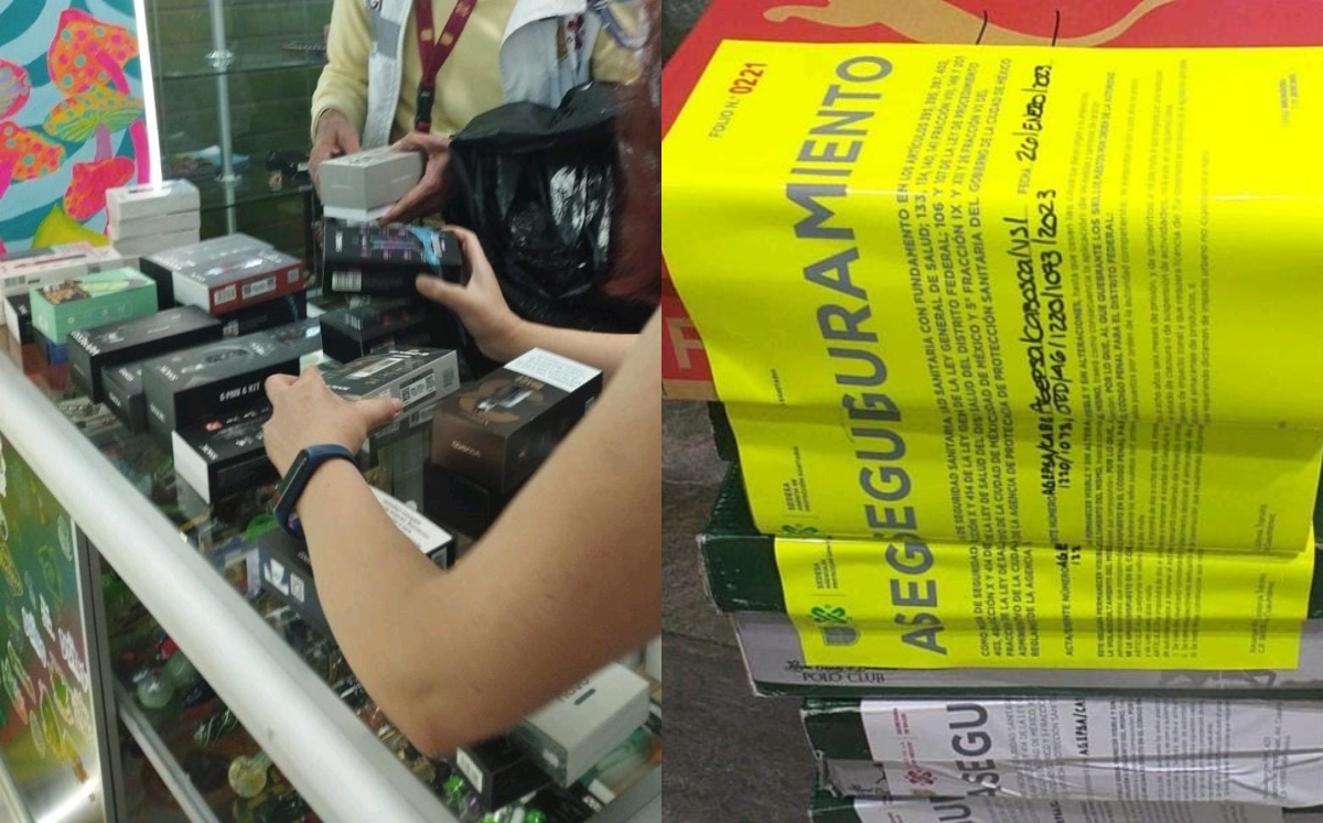 Sedesa asegura 741 vapeadores en CdMx | Especial