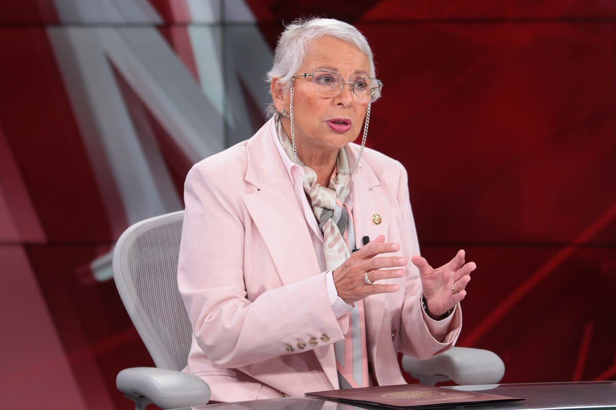 La presidenta del Senado de la República, Olga Sánchez Cordero.│Emiliano Molina