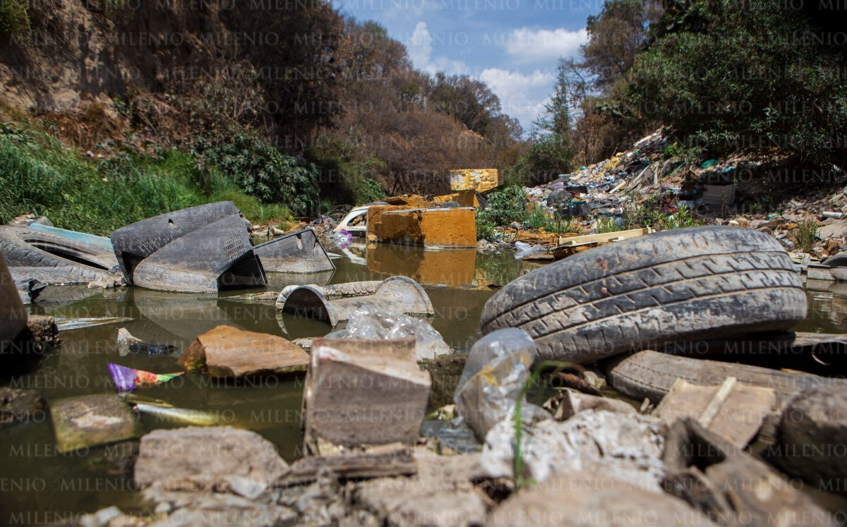 Barranca de La Resurrección, un tiradero de refrigeradores en Puebla | Andrés Lobato