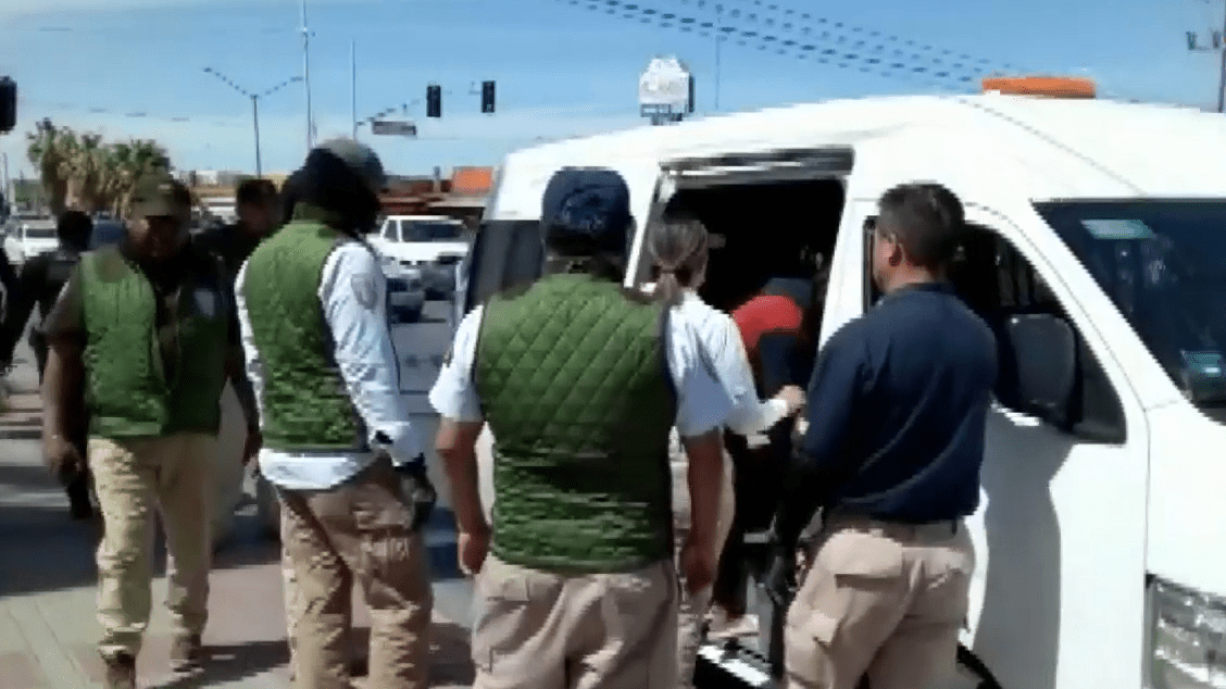 En Cd. Juárez, realizan operativos para retirar migrantes de cruceros