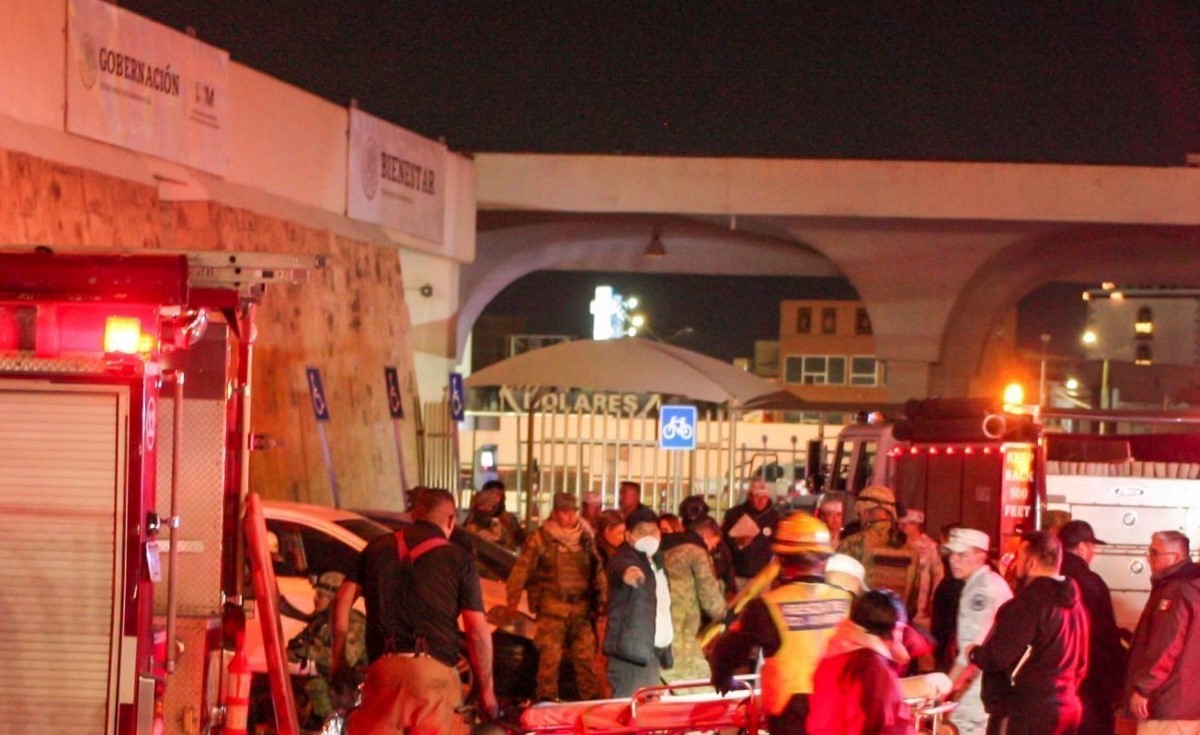 El INM informó que al momento del incendio había 68 migrantes en la estancia. | Cuartoscuro