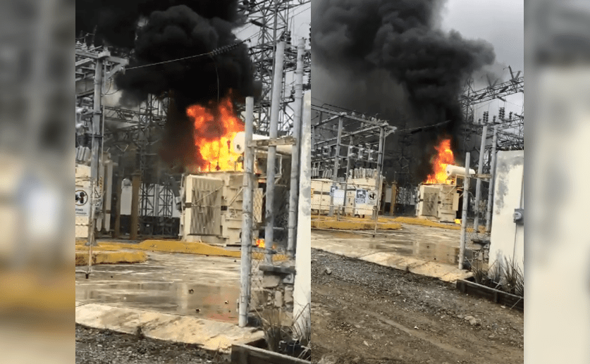 Incendio en subestación de CFE dejará sin agua a colonias del sur de Monterrey