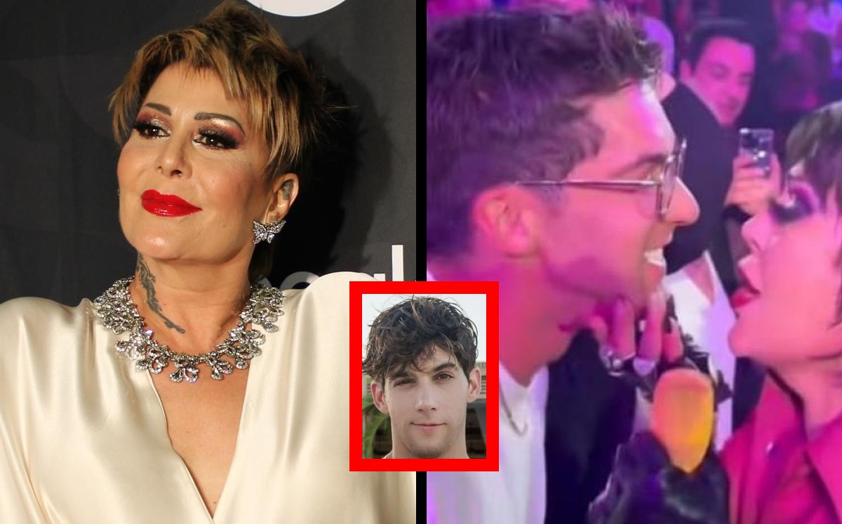 Alejandra Guzmán besó al actor Mauricio Garza durante un concierto | ESPECIAL