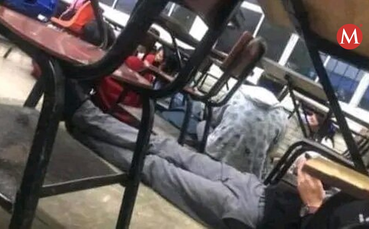Estudiantes se tiran al piso tras enfrentamiento en Matamoros