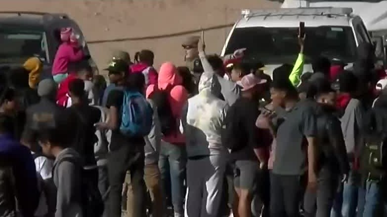 Tras el incendio en la estación INM, migrantes exigen justicia en Ciudad Juárez