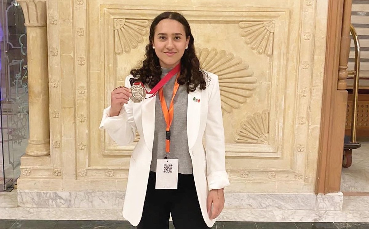 Roberta es estudiante del Colegio Inglés de Torreón. (Especial)