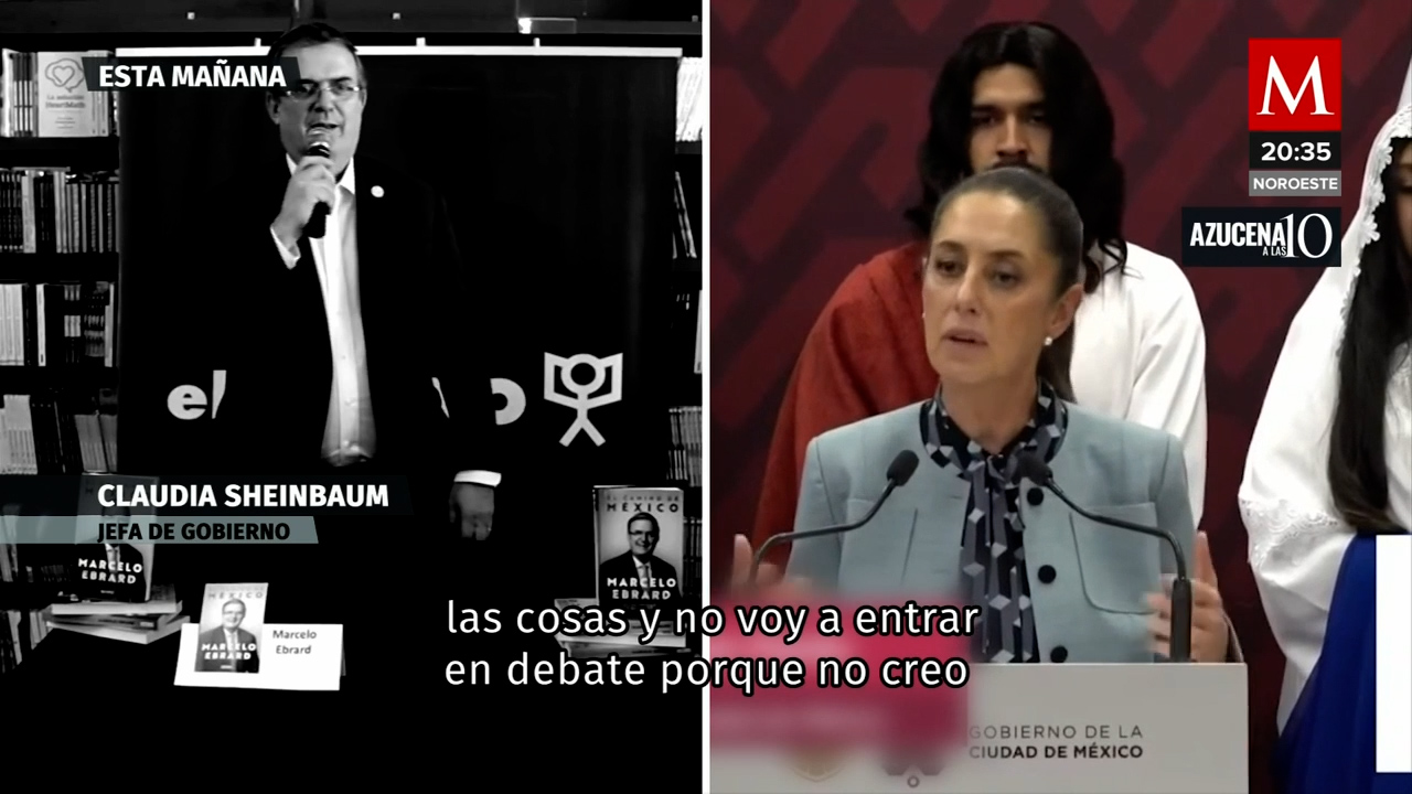 Sheinbaum rechaza controversia con Ebrard por candidatura presidencial
