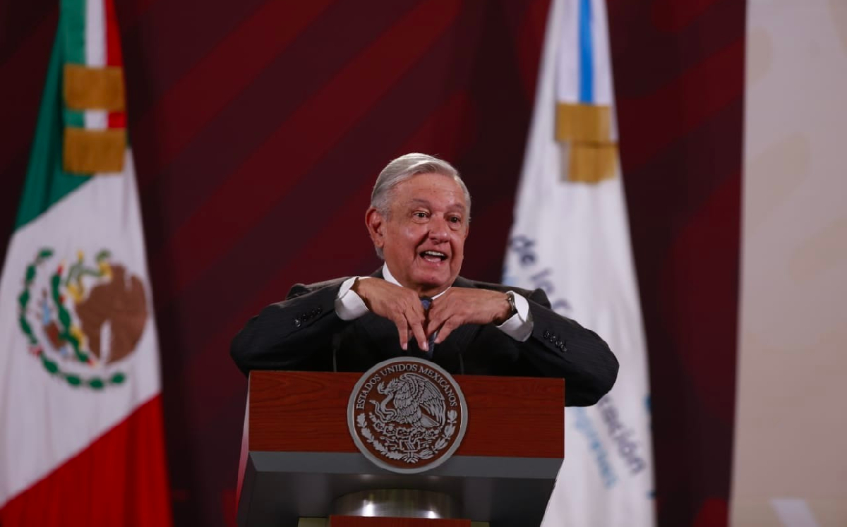 Conferencia mañanera del Presidente en el Salón de Tesorería. | Juan Carlos Bautista