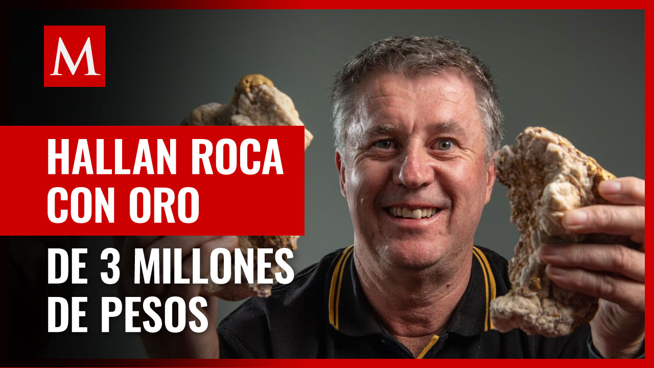 Hombre halla enorme roca con oro en campos de Australia; vale casi 3 millones de pesos