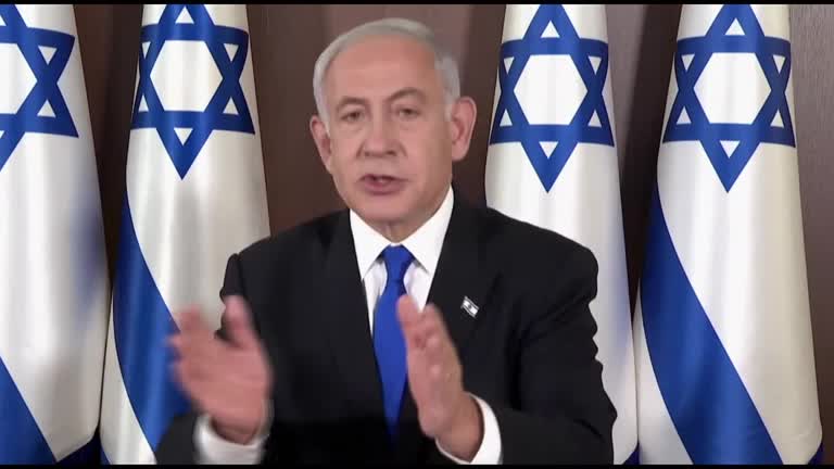 Primer ministro de Israel, Benjamín Netanyahu.