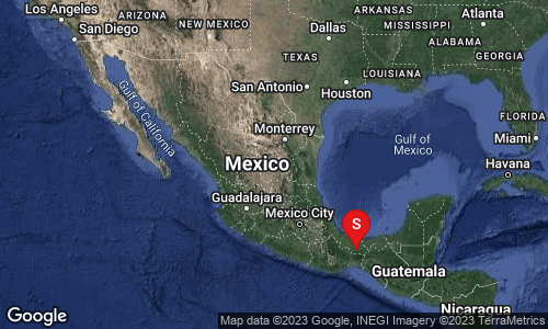 El sismo se registró a 53 km al sur de Minatitlán. (Twitter)