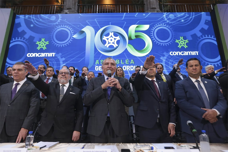 Toma de protesta del Comité Directivo 2023-2024 de la CONCAMIN.│Jesús Quintanar