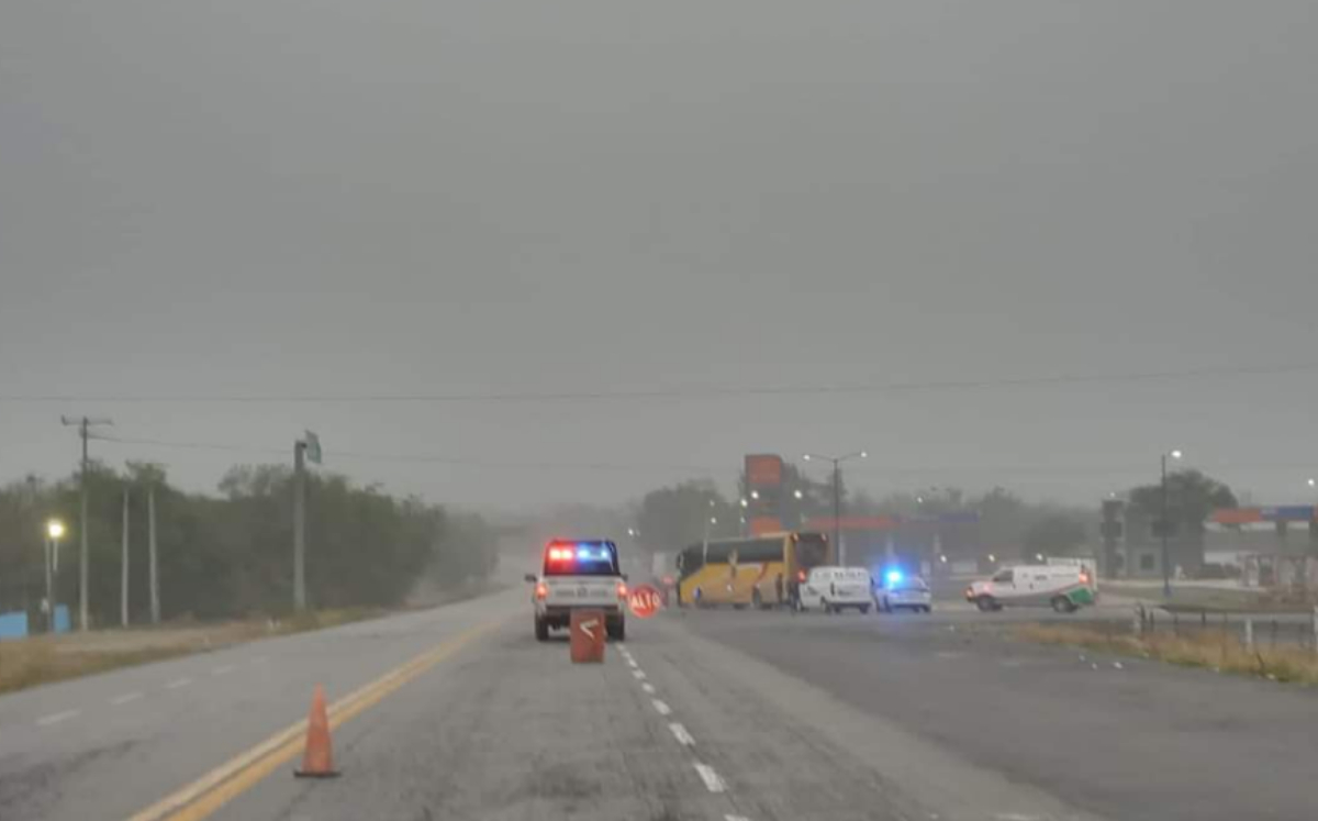 Chofer de autobús se lanza en carretera de Tamaulipas