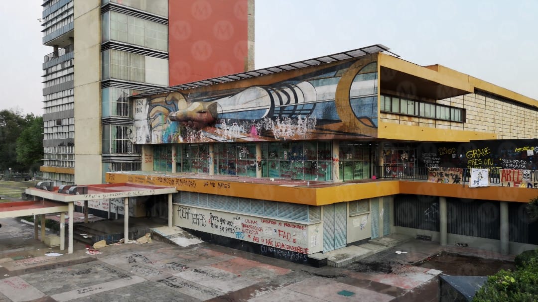 Daños a instalaciones de UNAM.