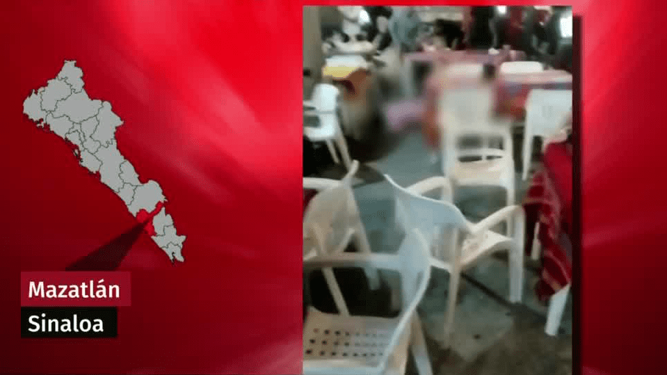 Disparan contra un empresario dentro de una taquería en Mazatlán, hay otras 4 personas heridas