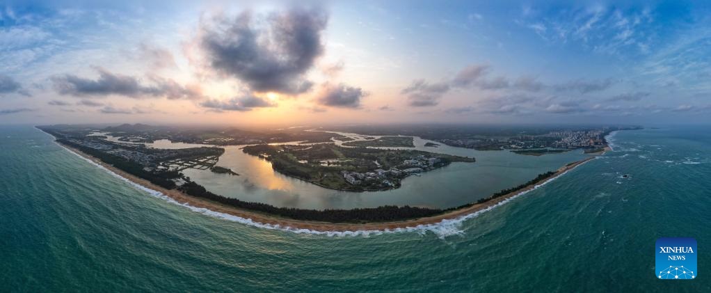 Foto del 14 de marzo de 2023 muestra una vista de la isla Dongyu en Boao, en la provincia de Hainan, en el sur de China. (Xinhua)
