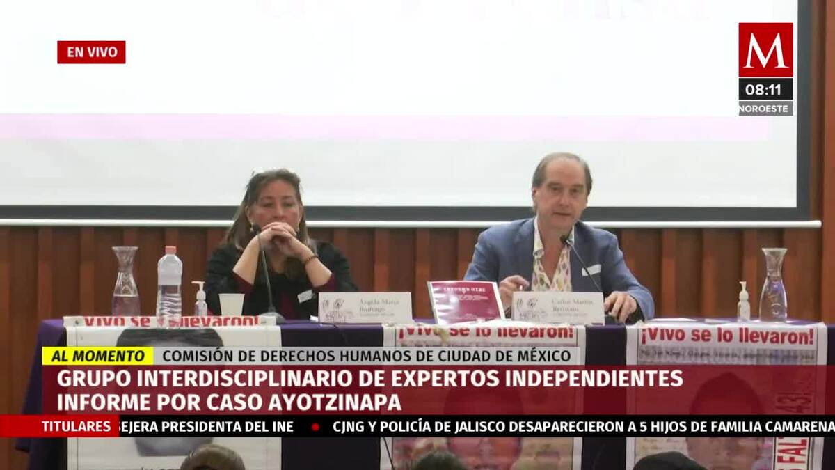GIEI da conferencia de prensa sobre caso Ayotzinapa